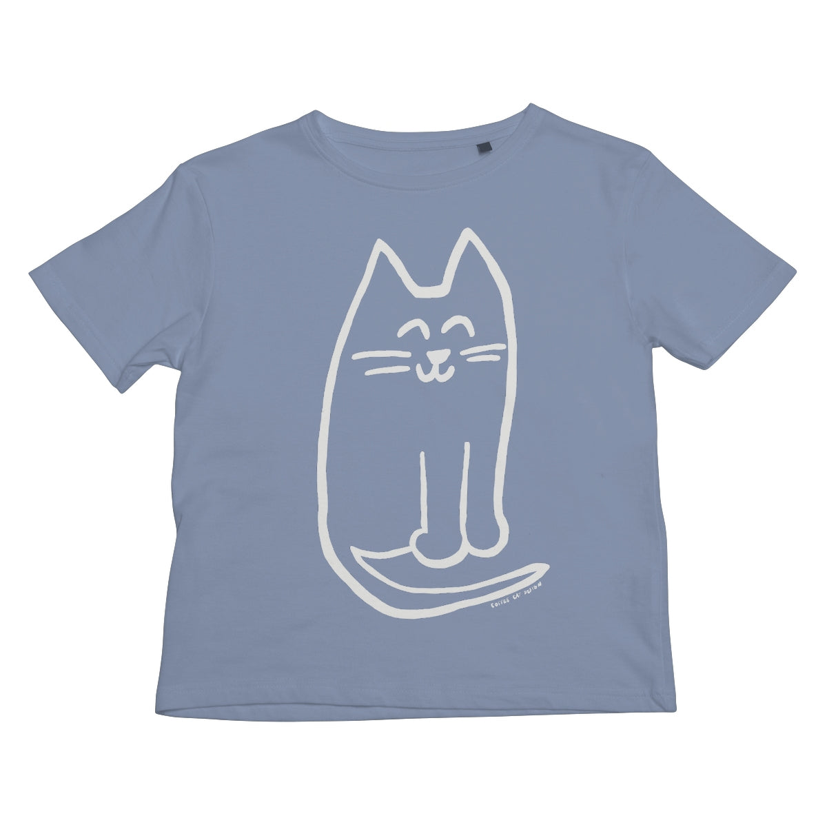 Happy Cat White Kids T-Shirt