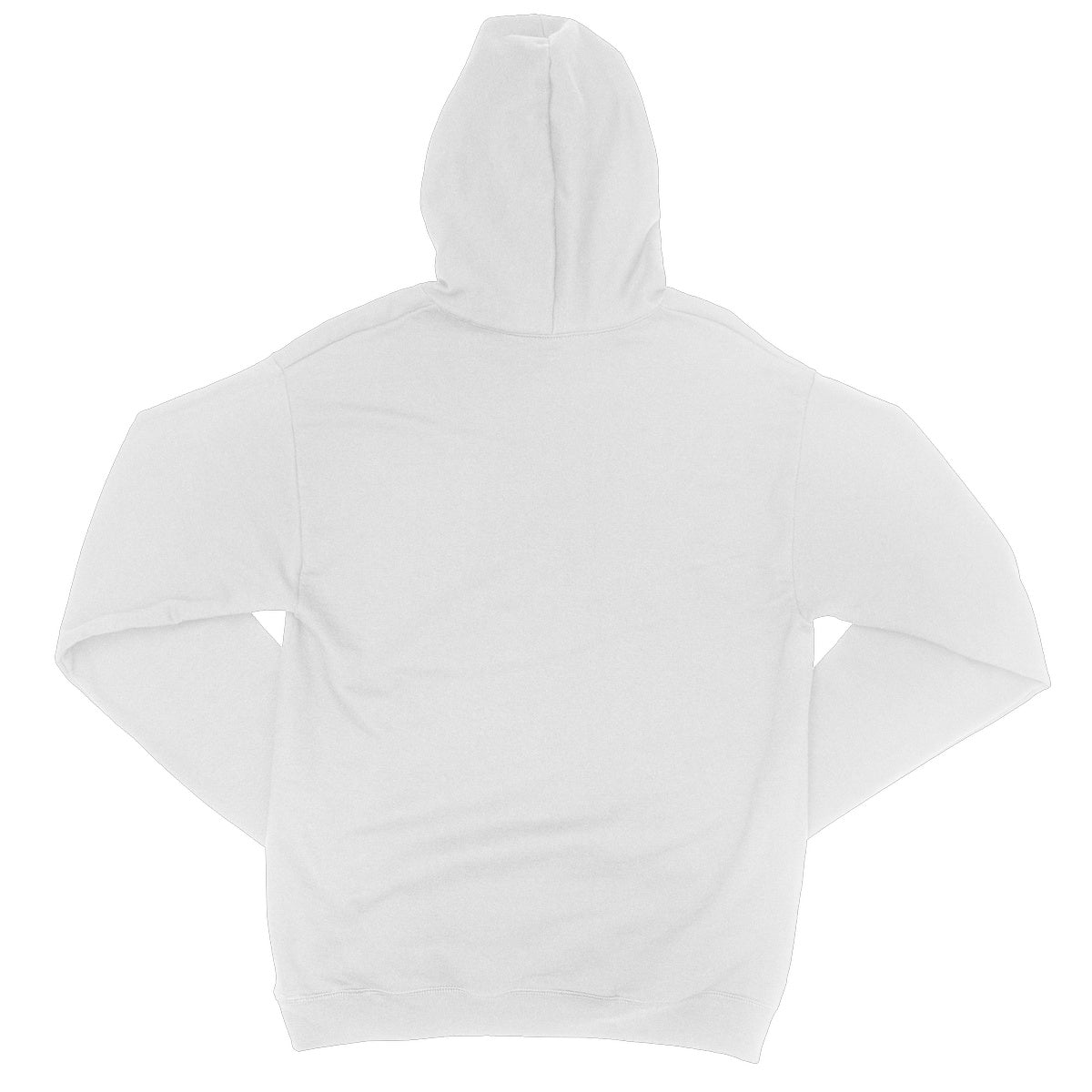 Happy Cat White College Hoodie