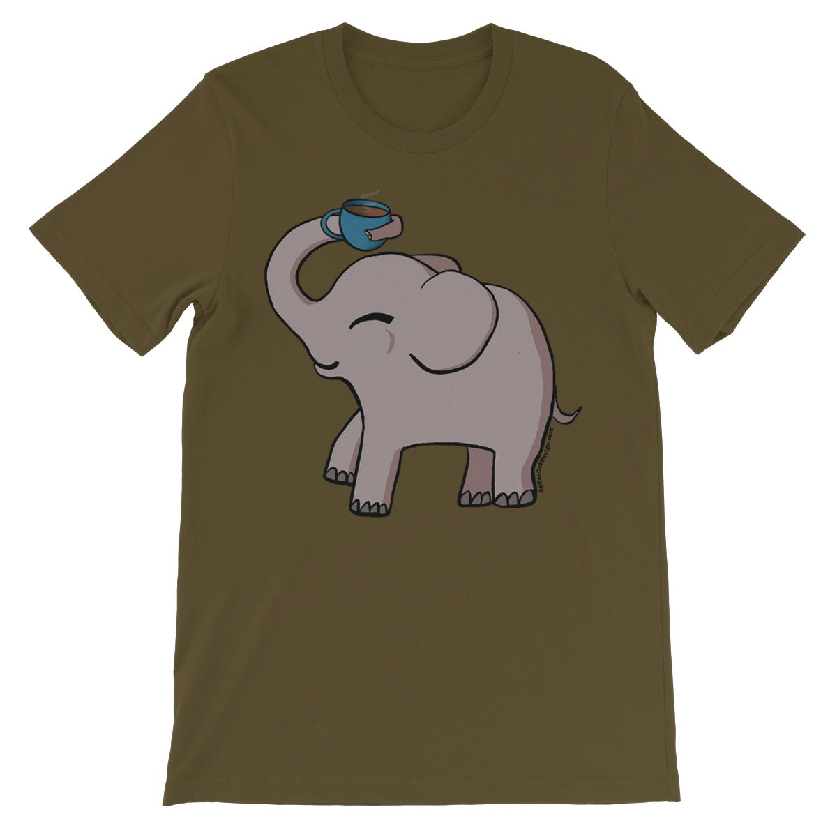 Happy elephant Unisex Short Sleeve T-Shirt