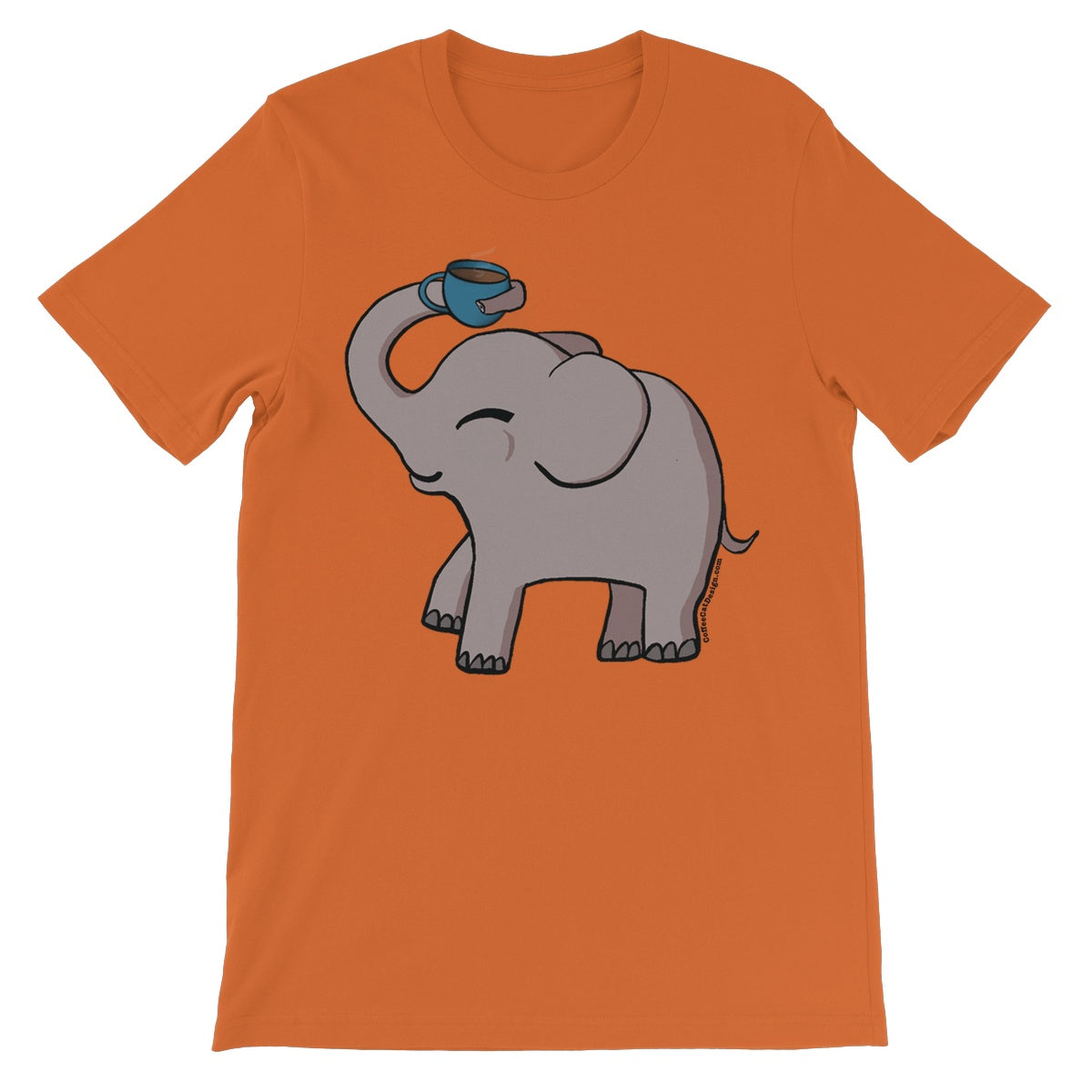 Happy elephant Unisex Short Sleeve T-Shirt