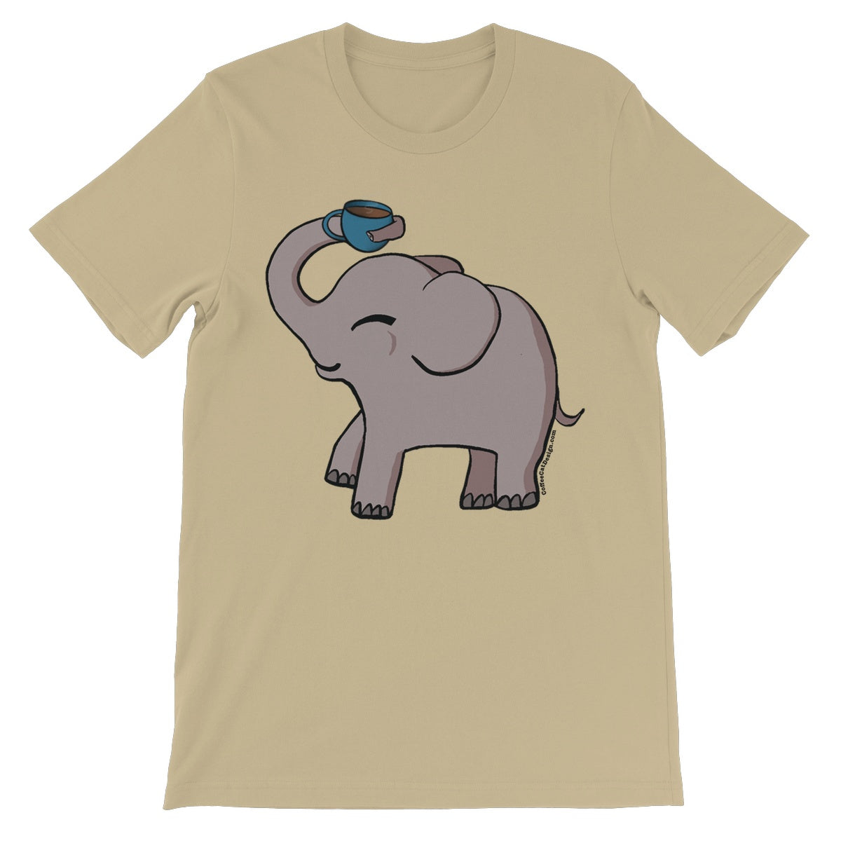 Happy elephant Unisex Short Sleeve T-Shirt