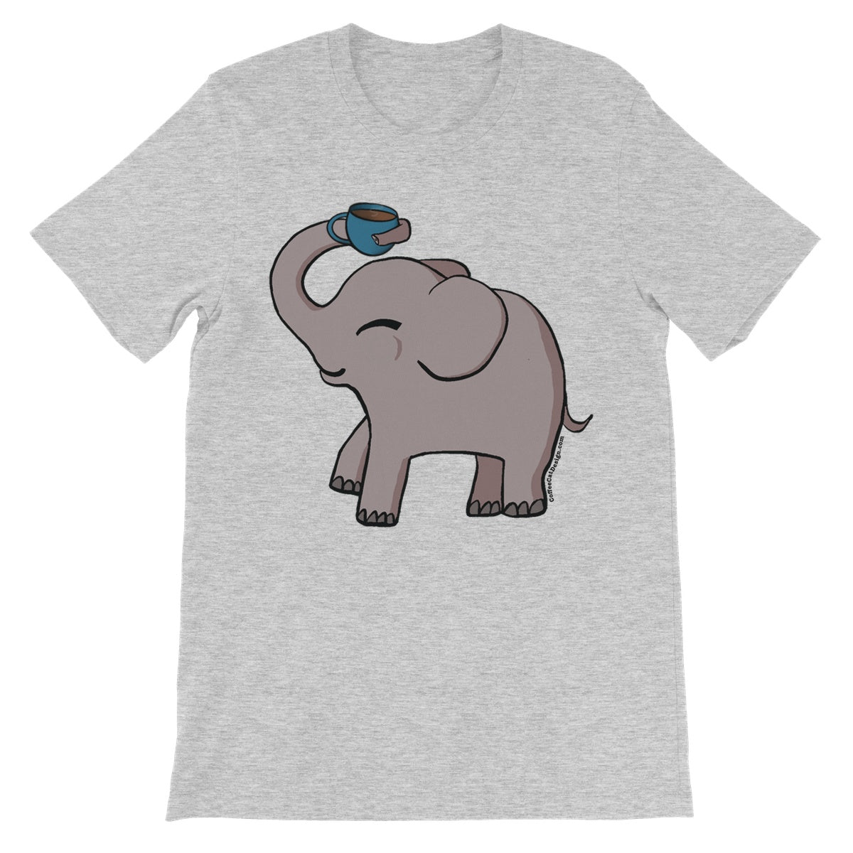 Happy elephant Unisex Short Sleeve T-Shirt