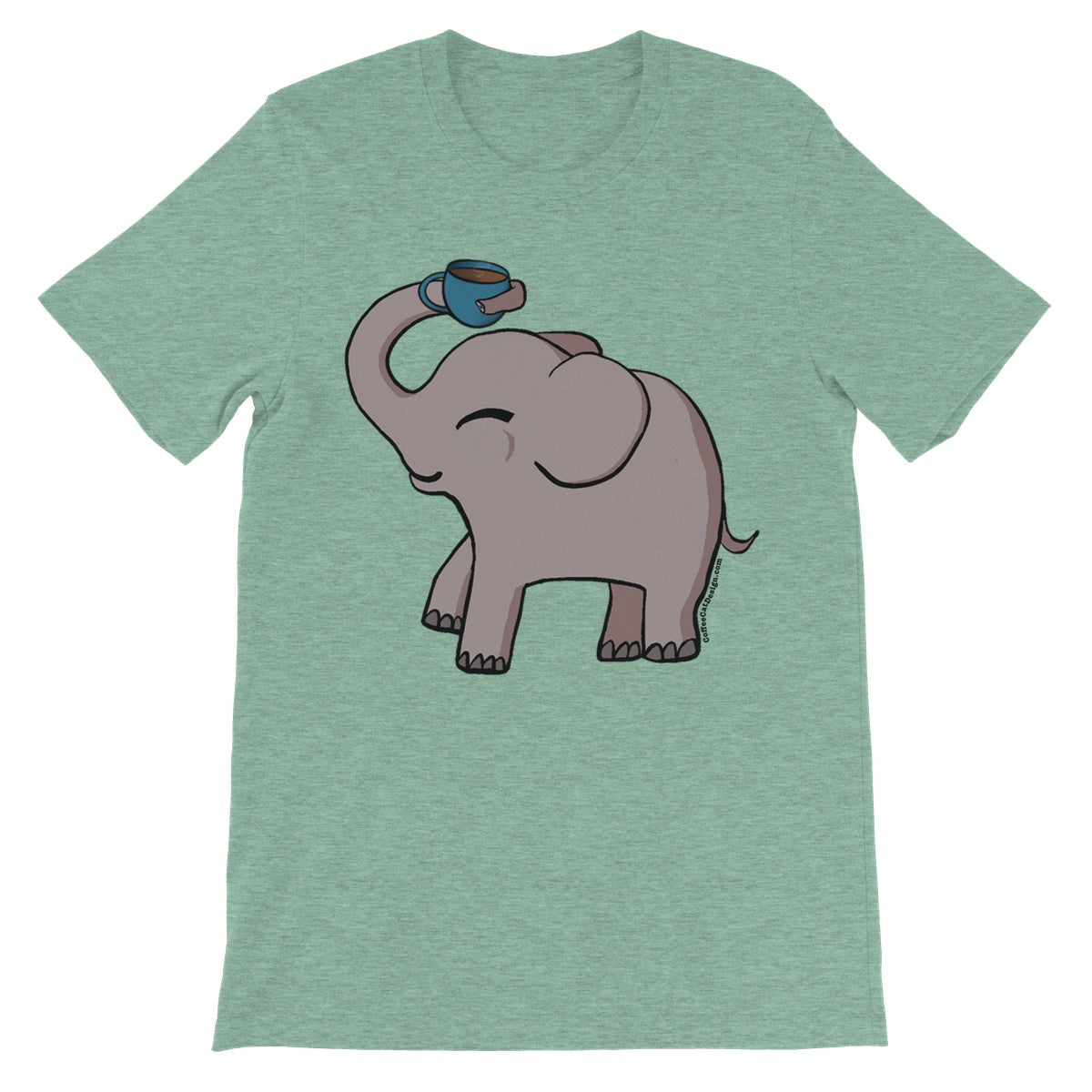 Happy elephant Unisex Short Sleeve T-Shirt