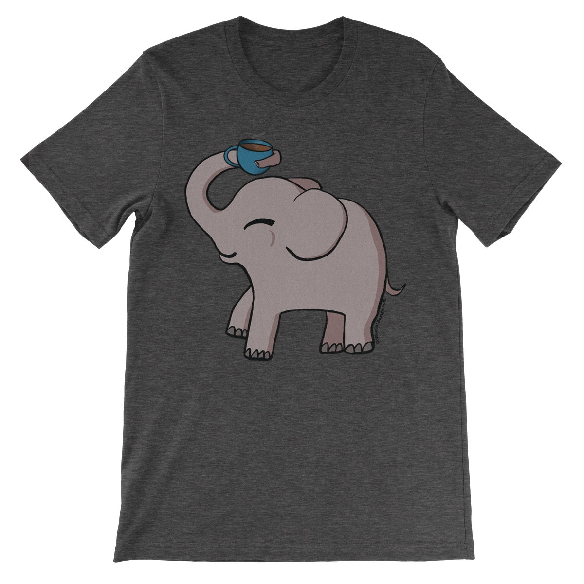 Happy elephant Unisex Short Sleeve T-Shirt